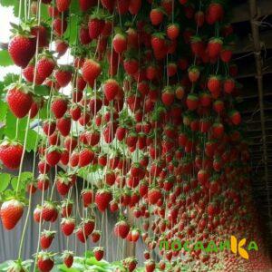 Клубника ампельная Анастасия купить по цене от 370р. в интернет-магазине «Посадика» с доставкой почтой в в Стрежевойе и по всей России – [изображение №1].